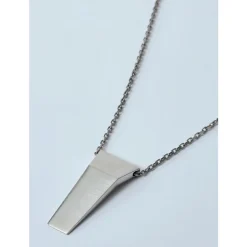 Finitura Spazzolata Trunk Charm Collana Pendente