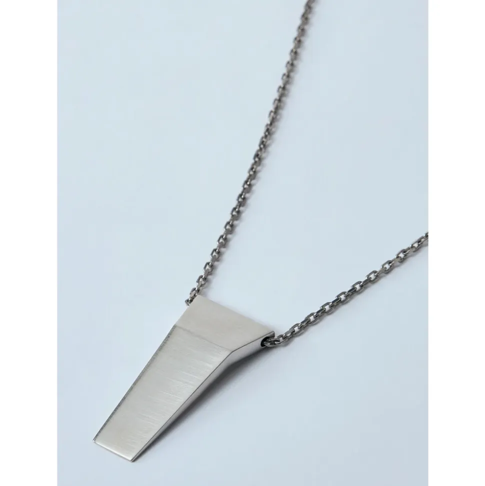 Finitura Spazzolata Trunk Charm Collana Pendente