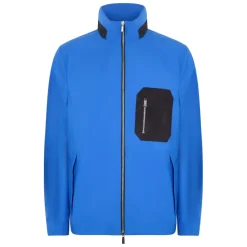 Giacca azzurra, moderna e versatile