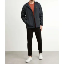 Giacca con cappuccio con zip integrale