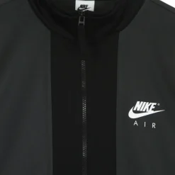 Giacca Tuta Poly Knit Nero/Bianco
