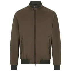 Giacca bomber versatile in tessuto resistente color kaki