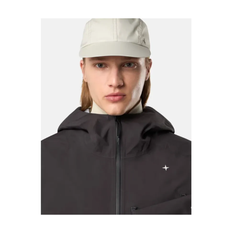Giacca con cappuccio Gore-Tex Grigio Piombo