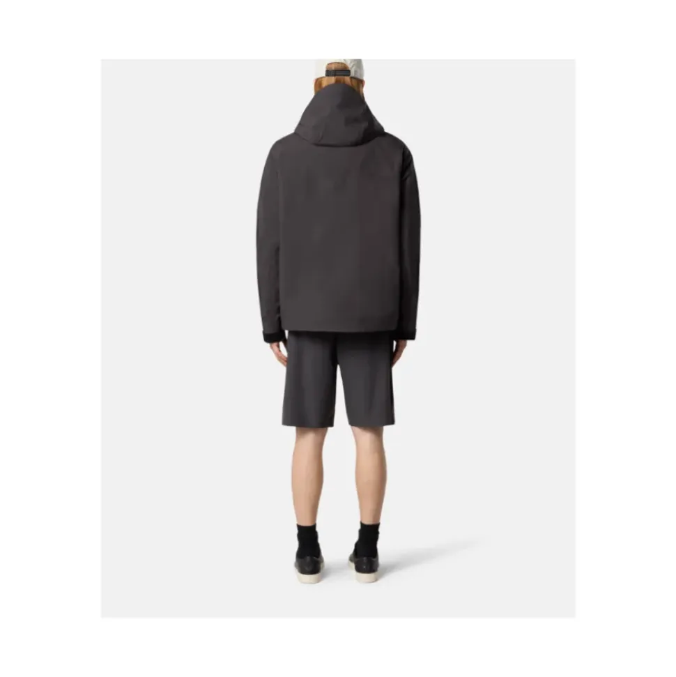 Giacca con cappuccio Gore-Tex Grigio Piombo