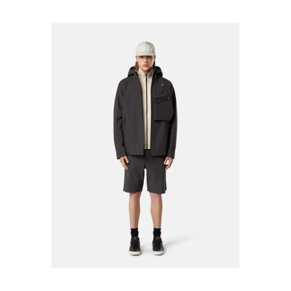 Giacca con cappuccio Gore-Tex Grigio Piombo
