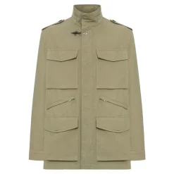 Giacca con tasche applicate