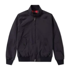 Giacca Harrington classica in blu scuro