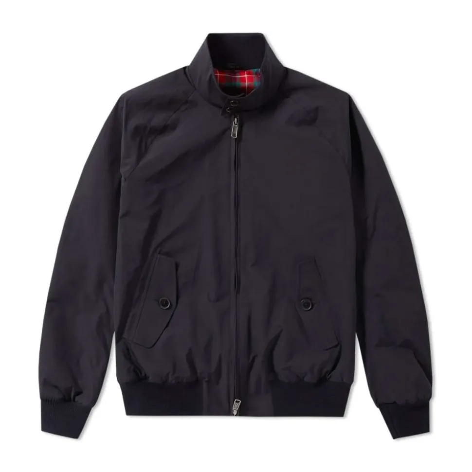 Giacca Harrington classica in blu scuro