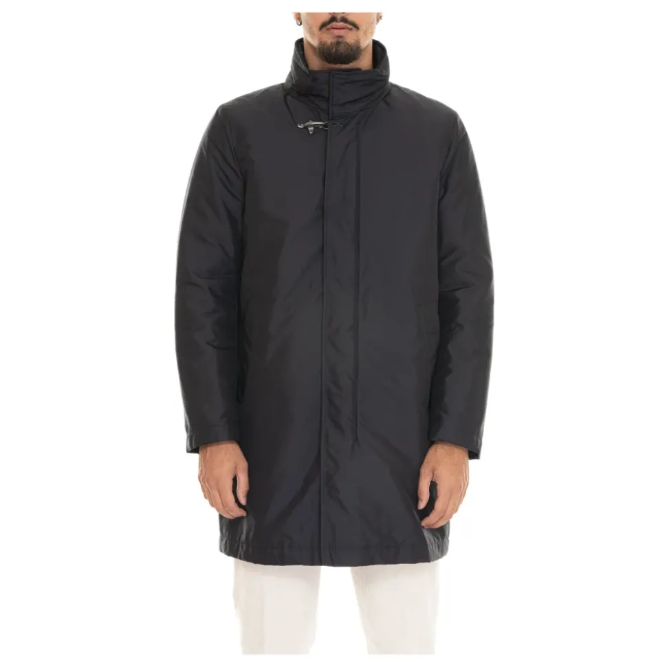 Giacca Impermeabile in Nylon con Logo