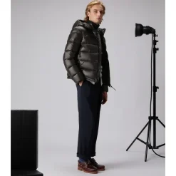 Giacca Lineare Uomo Nera