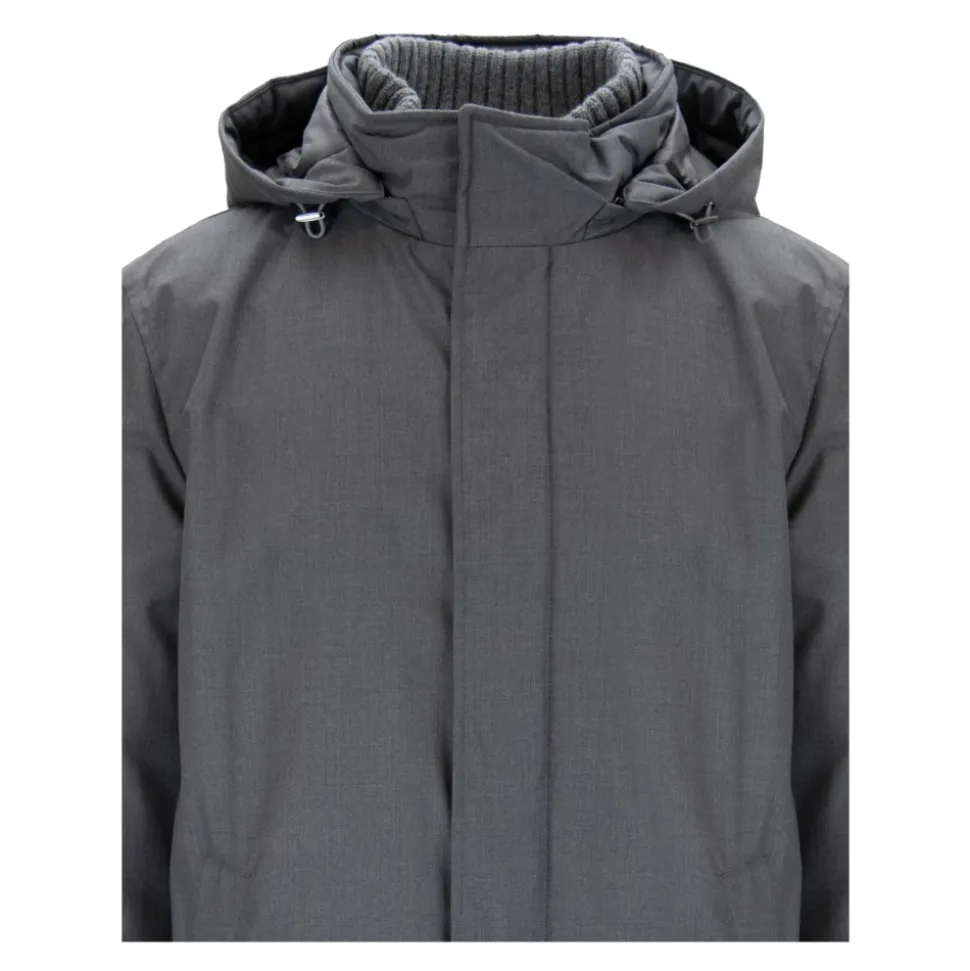 Giacca piumino uomo con zip