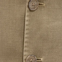 Giacca Verde in Cotone/Lino/Ramie