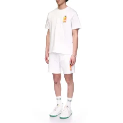 Gradient Arch White Shorts