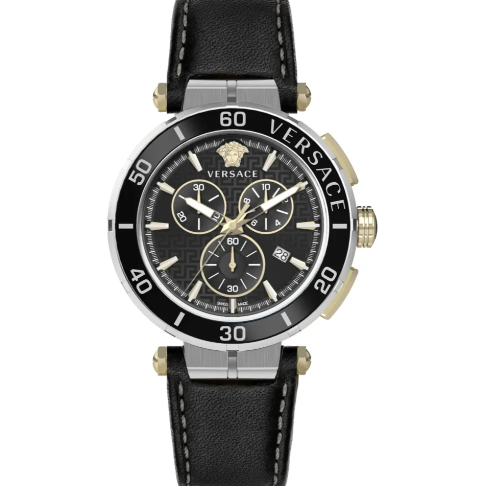 GRECA Cronografo Cinturino in Pelle Orologio