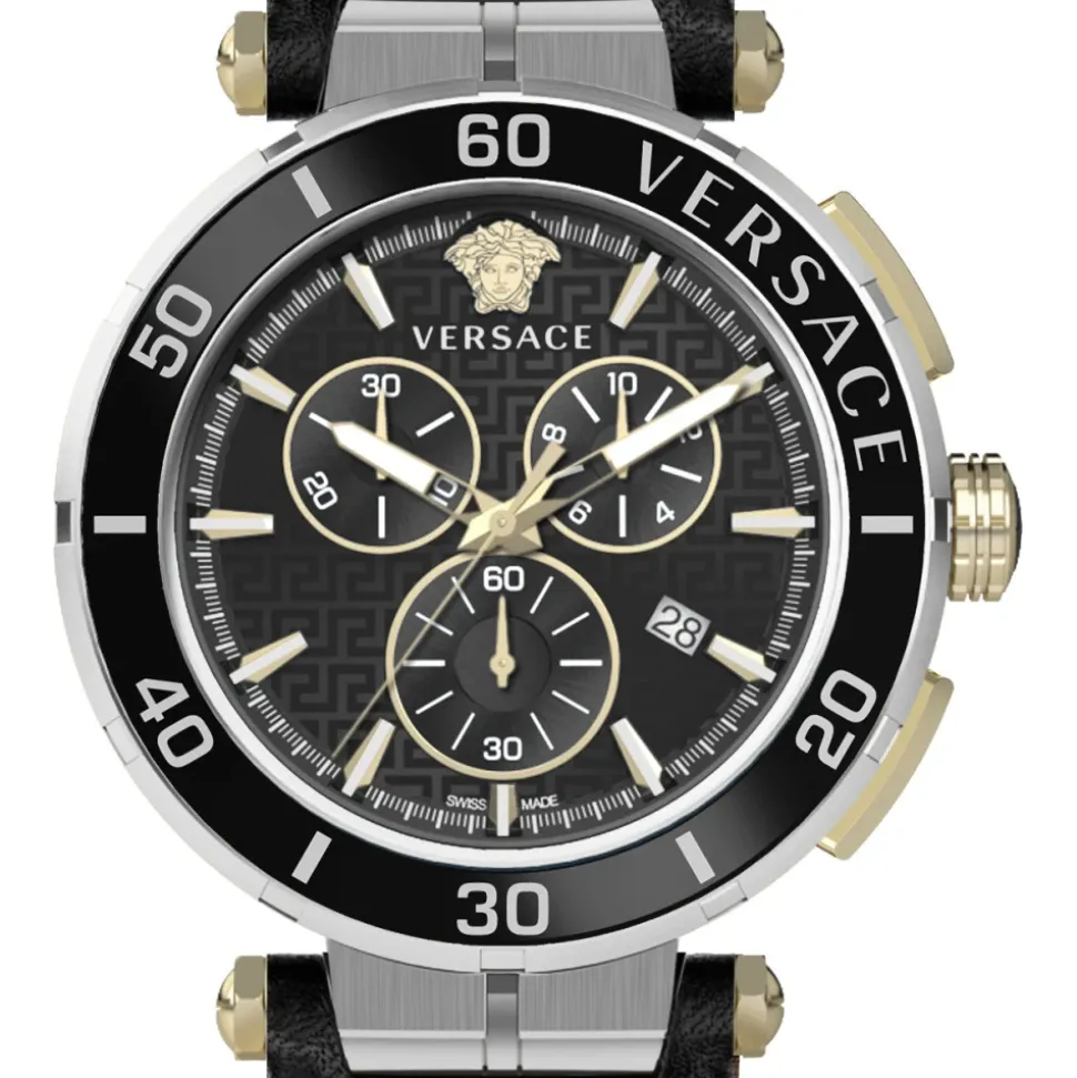 GRECA Cronografo Cinturino in Pelle Orologio