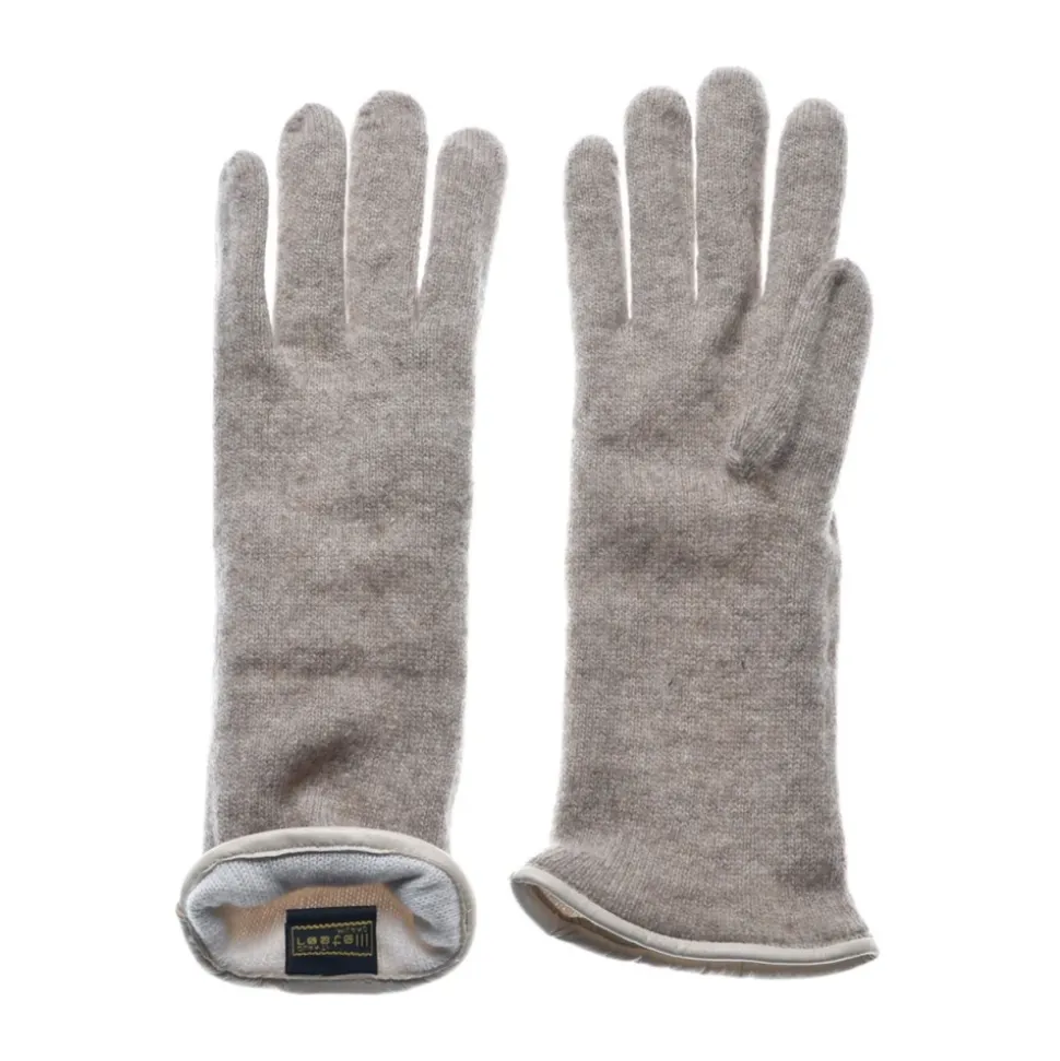 Guanti in Cashmere Beige Revers
