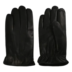 Guanti in pelle da uomo con funzione touch screen