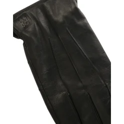 Guanti in pelle da uomo con funzione touch screen