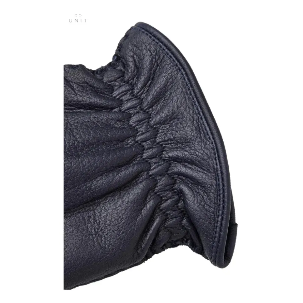 Guanti in pelle di alce cuciti a mano con fodera in cashmere