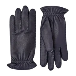Guanti in pelle di alce cuciti a mano con fodera in cashmere