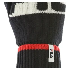 Guanti Uomo Intarsia Neri/Rossi/Bianchi