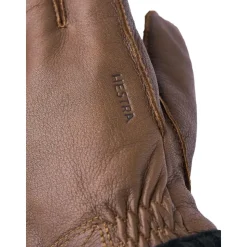 Guanto Deerskin Primaloft Rib, Marrone