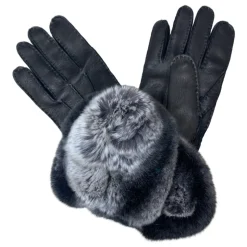 Guanto in Pelle di Cervo Nero
