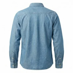 HEMP CHAMBRAY SHIRT CPO BLU