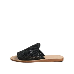 Intrecciato Raffia Slides Scarpe
