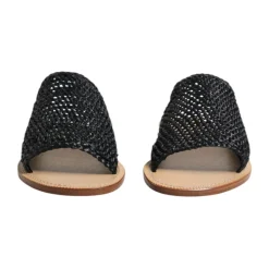 Intrecciato Raffia Slides Scarpe