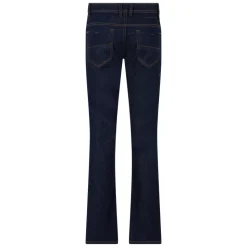 Jeans a gamba svasata in denim