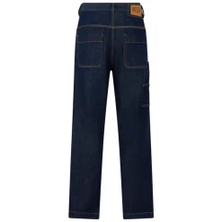Jeans in denim blu scuro comodi