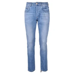 Jeans in denim classici con tessuto elasticizzato