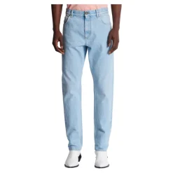 Jeans in denim regular fit blu chiaro