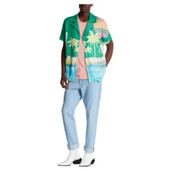 Jeans in denim regular fit blu chiaro