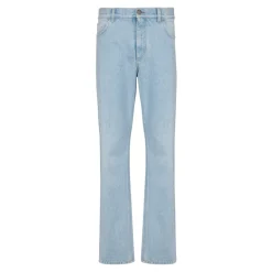 Jeans in denim regular fit blu chiaro