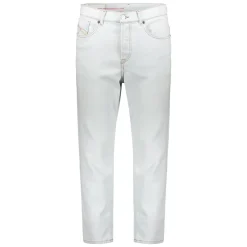 Jeans moderni chiari, taglio dritto e versatile