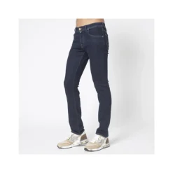 Jeans Raw Denim Blu Navy