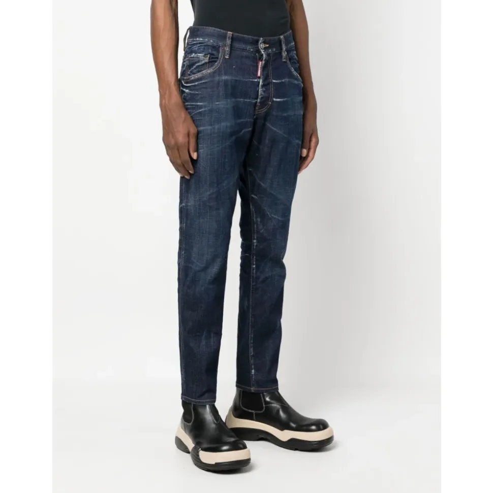 Jeans Skater Lavaggio Scuro Pulito
