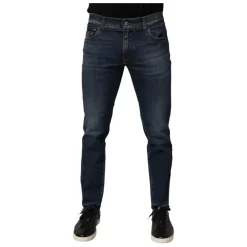 Jeans Skinny Elasticizzati in Cotone