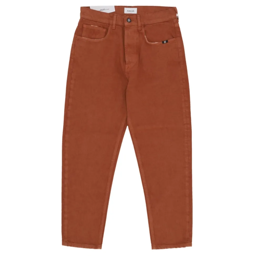 Jeans Slim Fit Beige Scuro