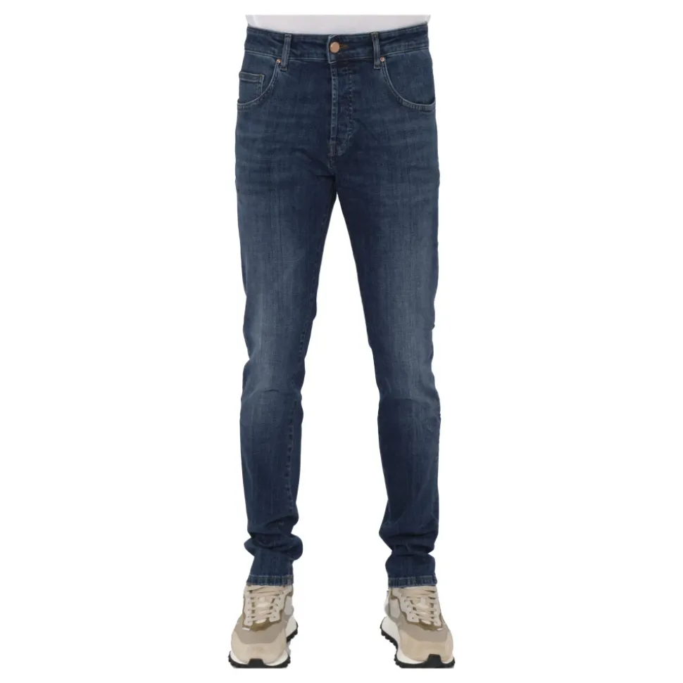 Jeans Slim-Fit Midblue per Uomo