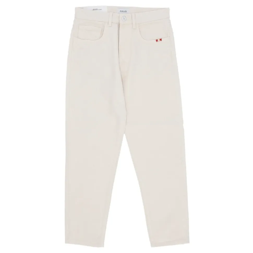 Jeans Uomo Bianchi Slim Fit