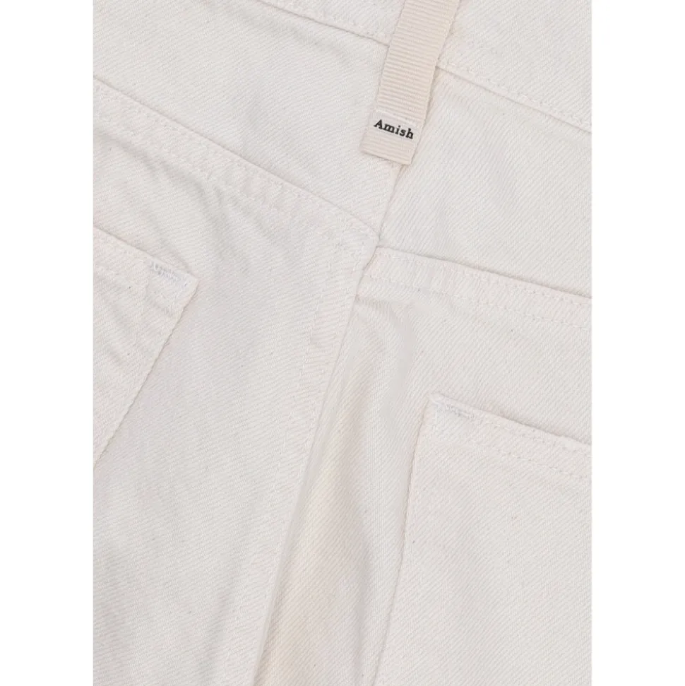 Jeans Uomo Bianchi Slim Fit