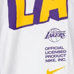Lakers Block Tee White