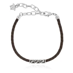 Leather Bracelet With Logo