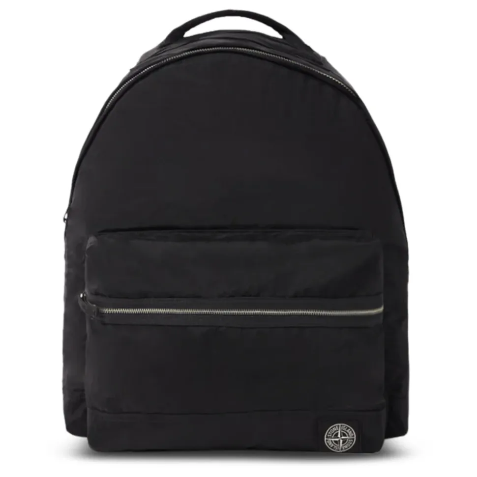 Logo Patch Shopping Bag