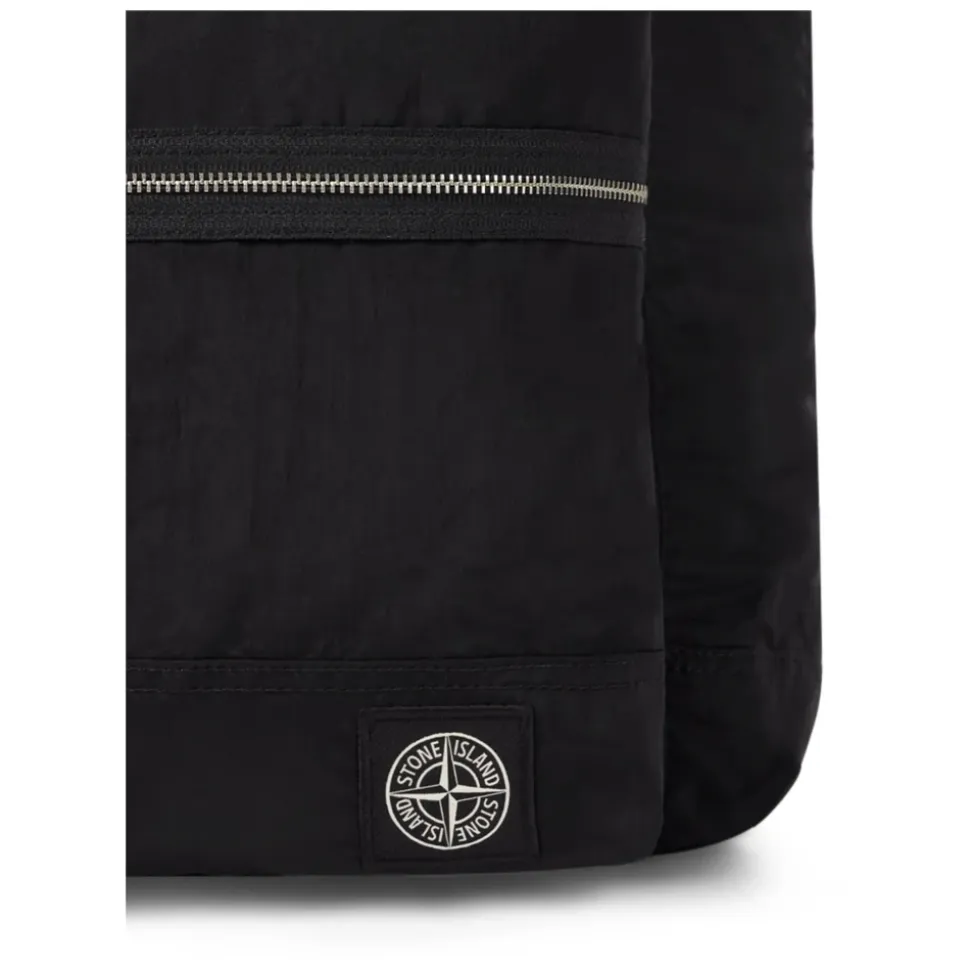 Logo Patch Shopping Bag