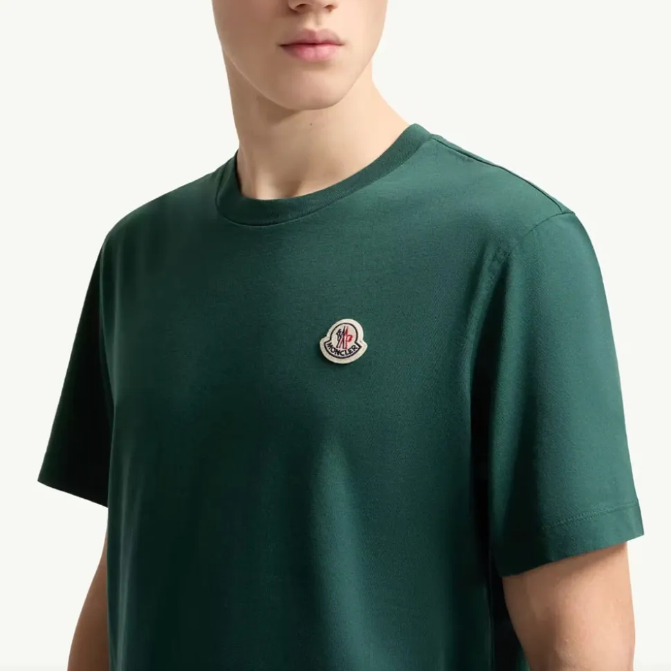 Logo Patch Cotton T-Shirt Pack of Three