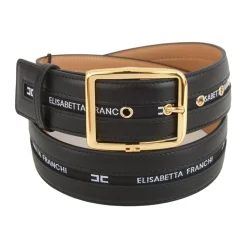 Logo-pattern Belt